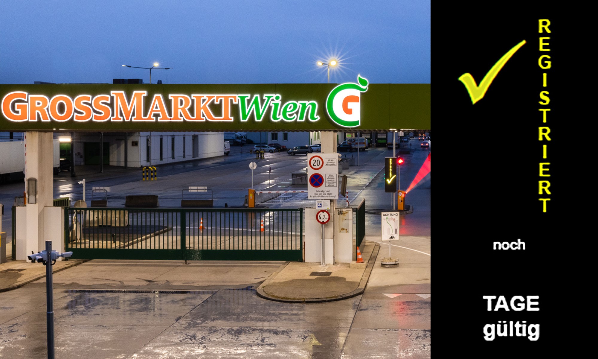 Dauerzufahrtsberechtigungen Großmarkt Wien